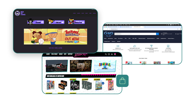 Video gaming stores examples
