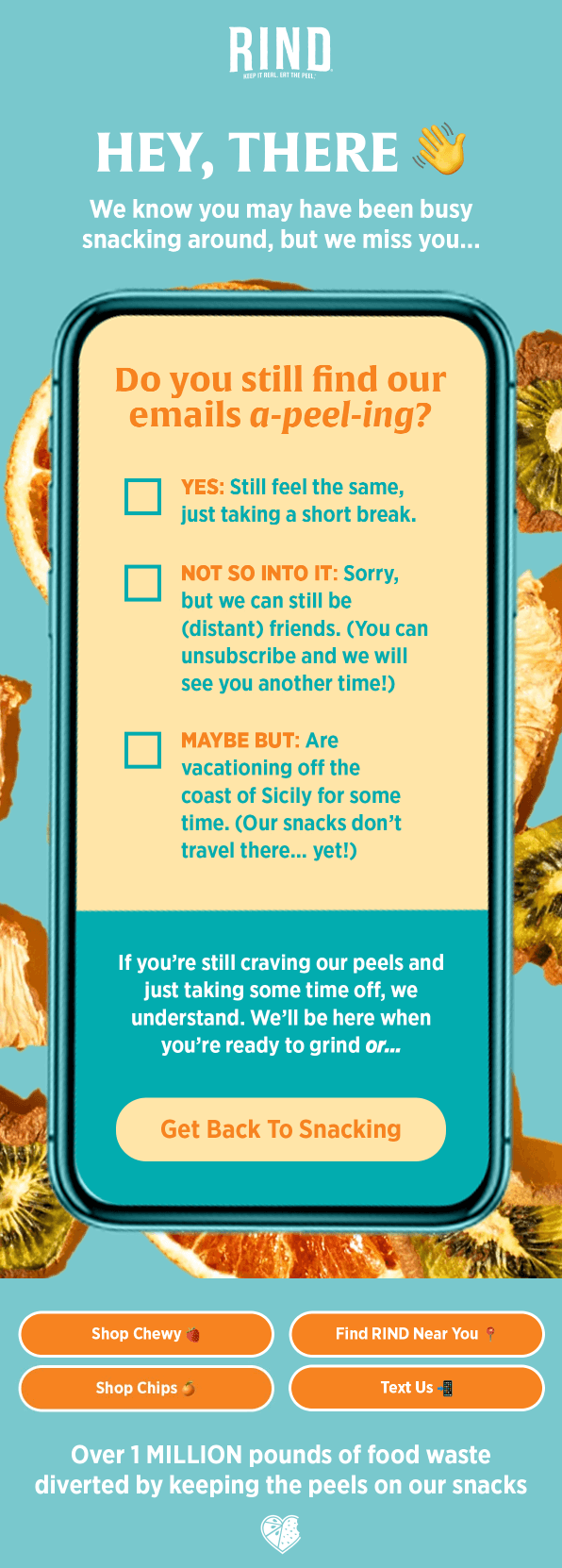 Rind survey reminder email