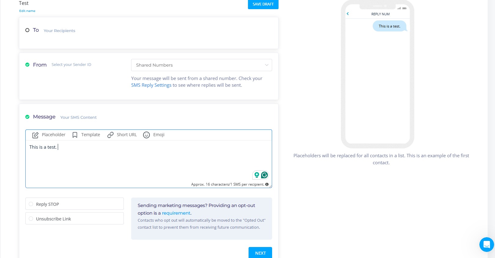 Best SMS marketing service: ClickSend