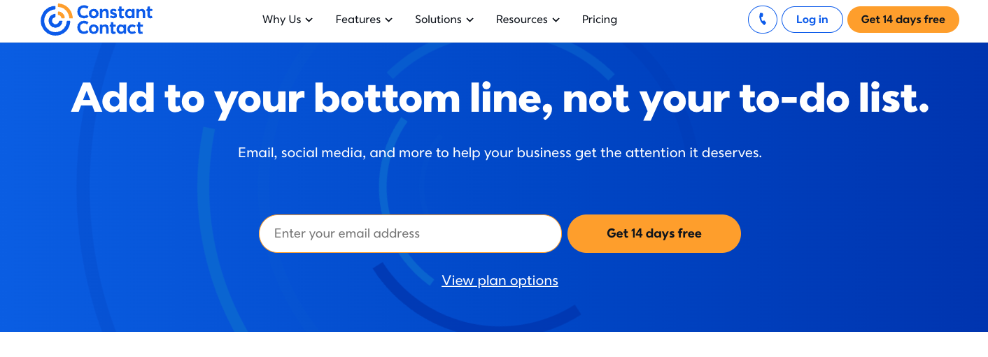 Best Mailchimp alternatives: Constant Contact