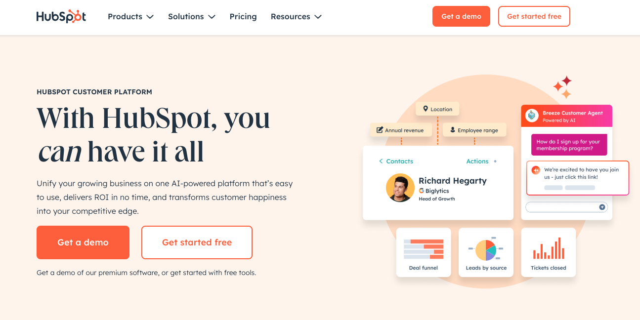 Best Mailchimp alternatives: HubSpot