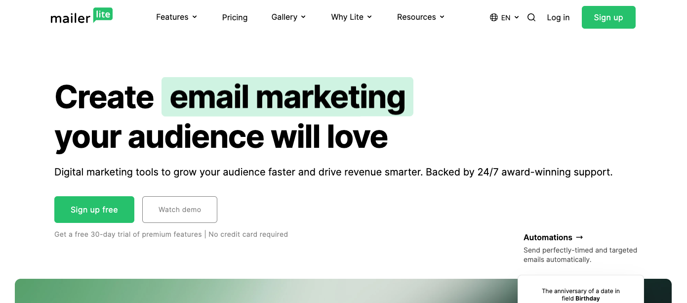 Best Mailchimp alternatives: MailerLite