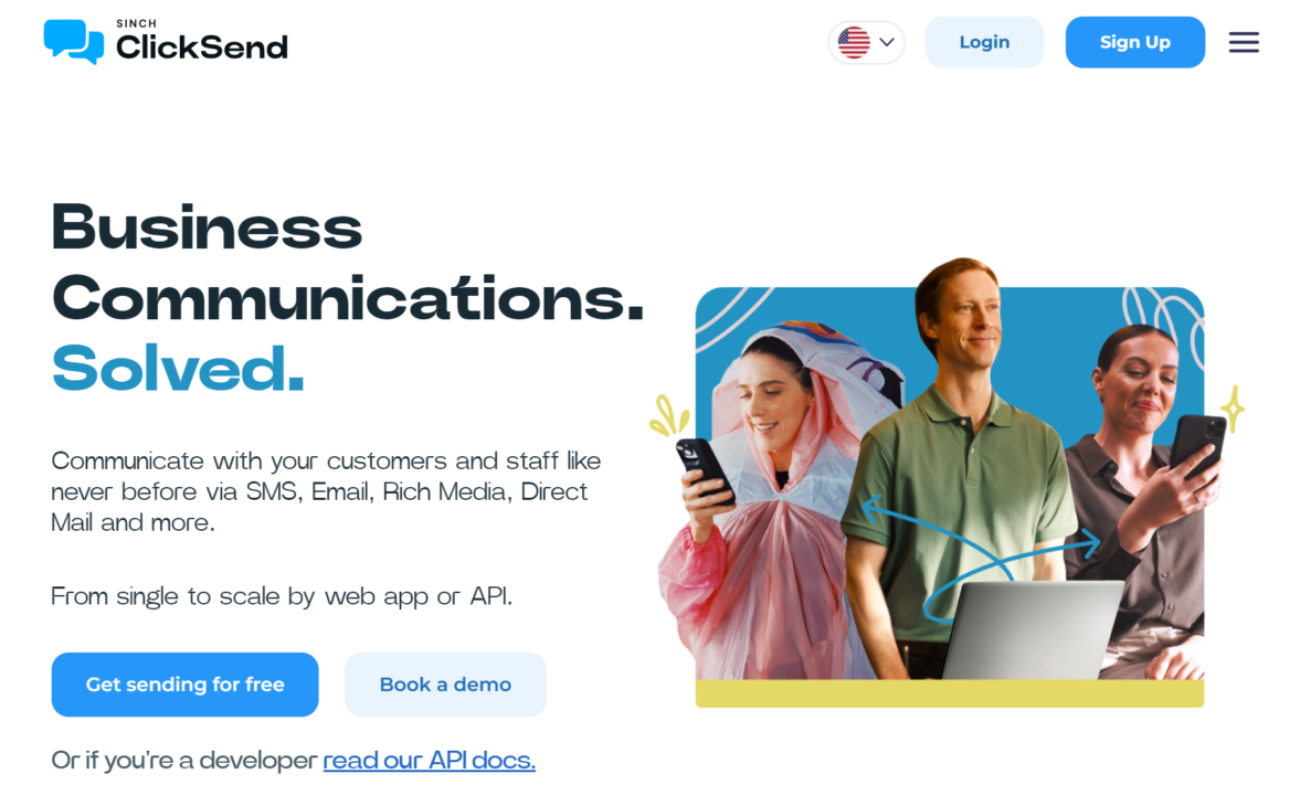 ClickSend is the best mass texting service for SMS and voice