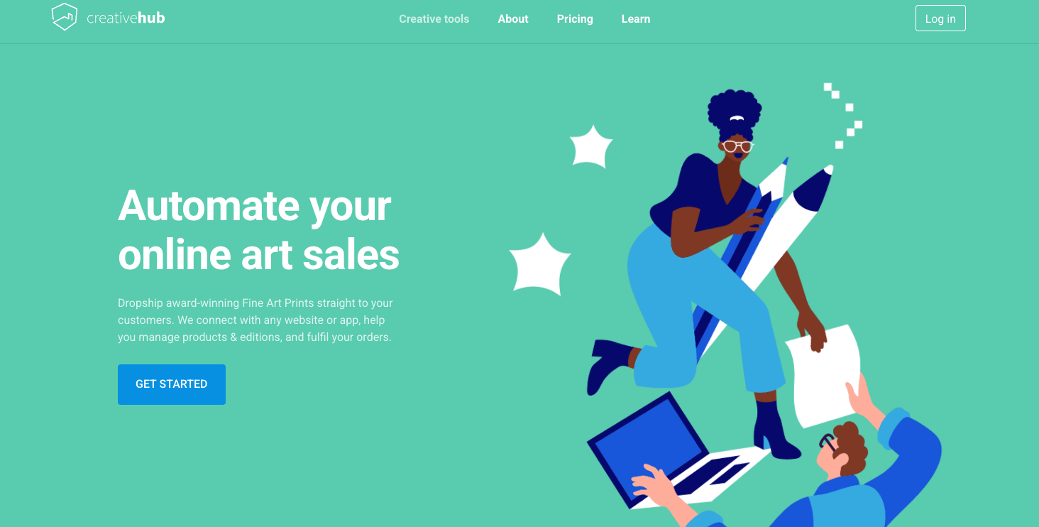 creativehub app for print on demand