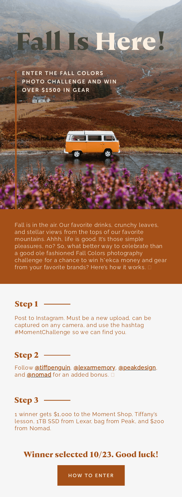 User-generated content (UGC) request email example