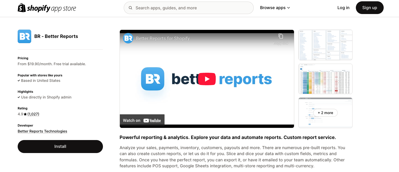 Better Reports