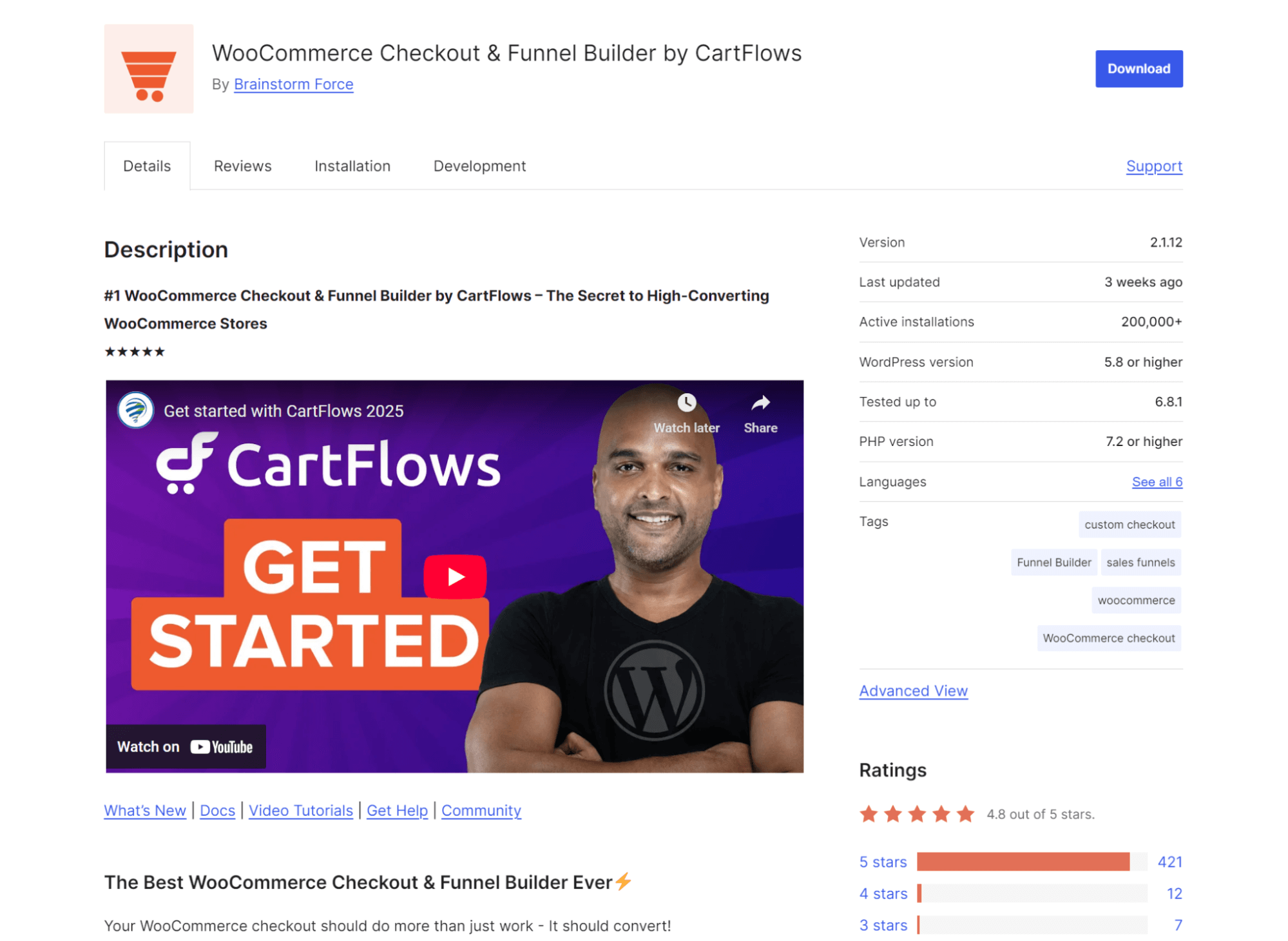 WooCommerce Checkout & Funnel Builder by CartFlows