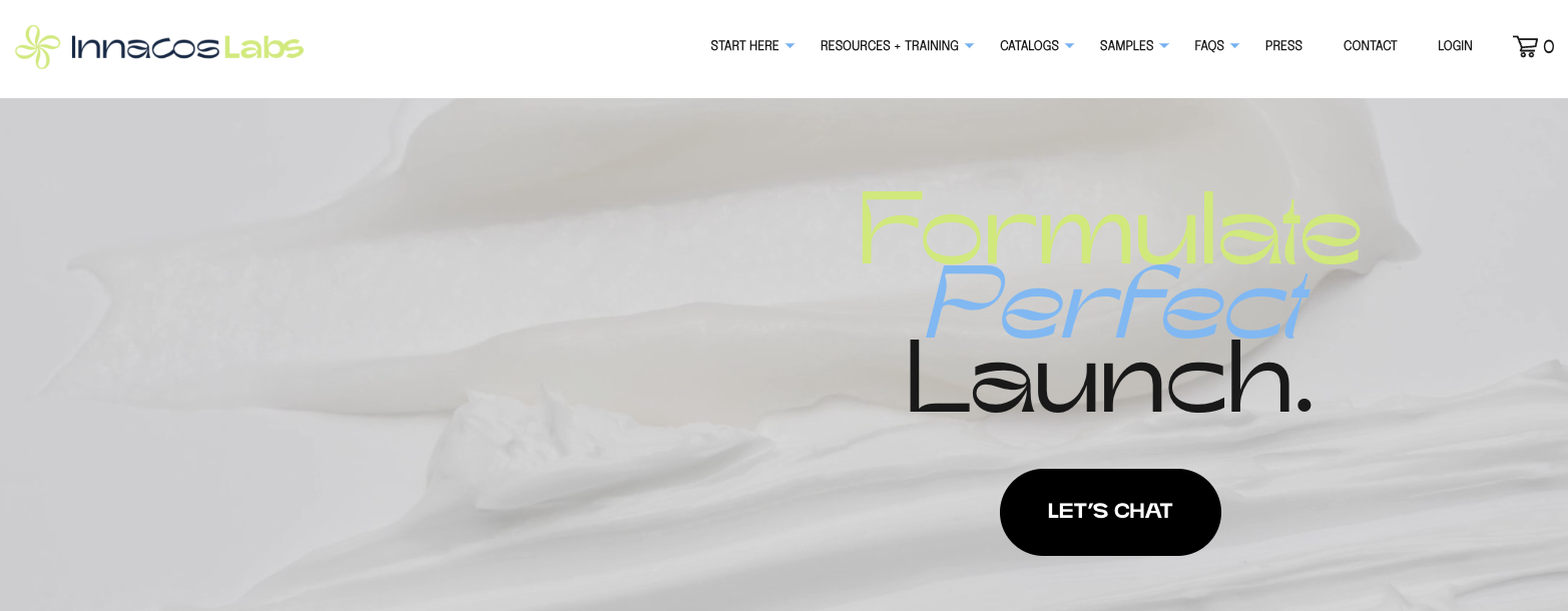 Innacos Labs homepage