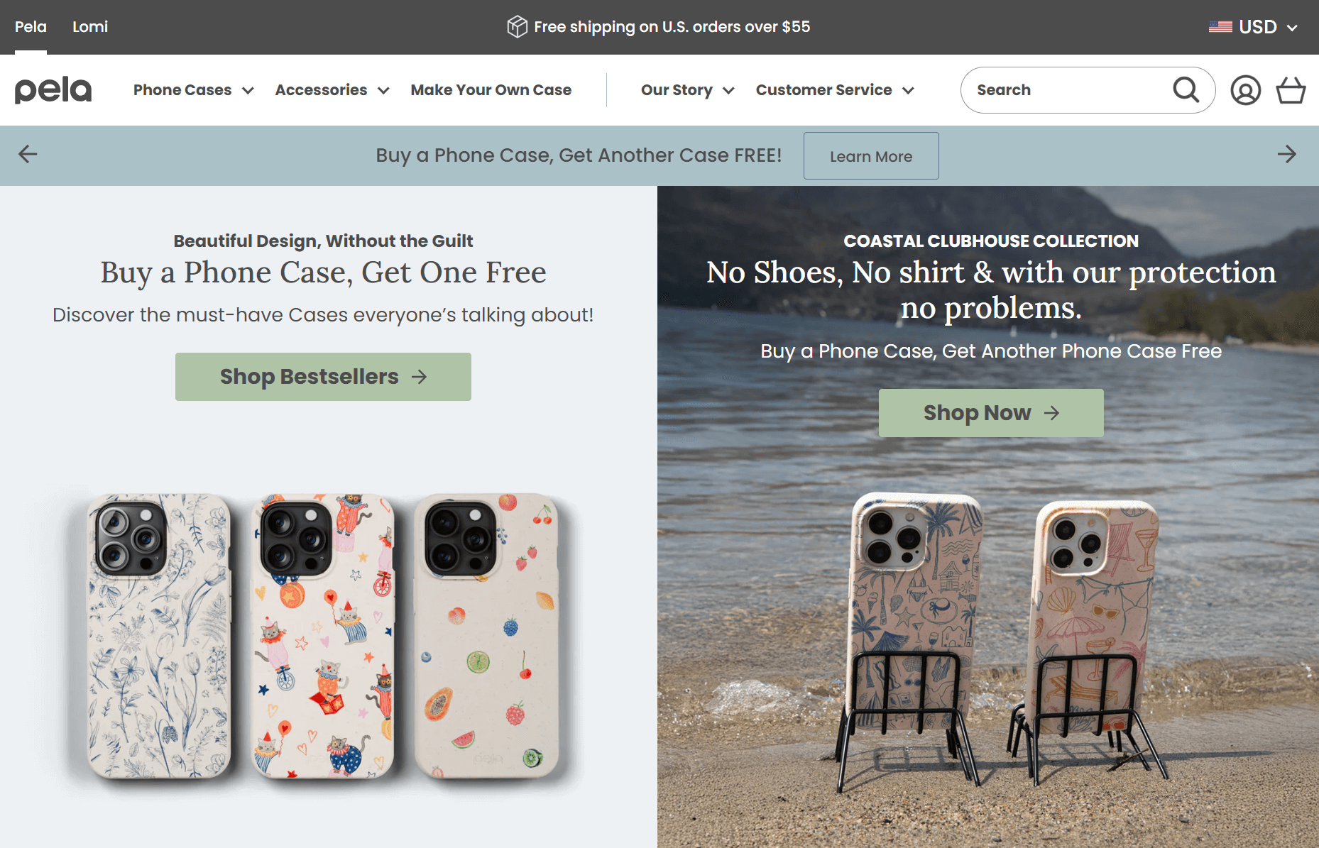 Pela homepage