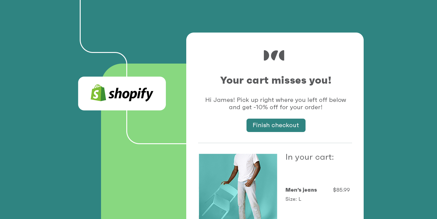 7 Shopify abandoned cart email examples + how to create your own