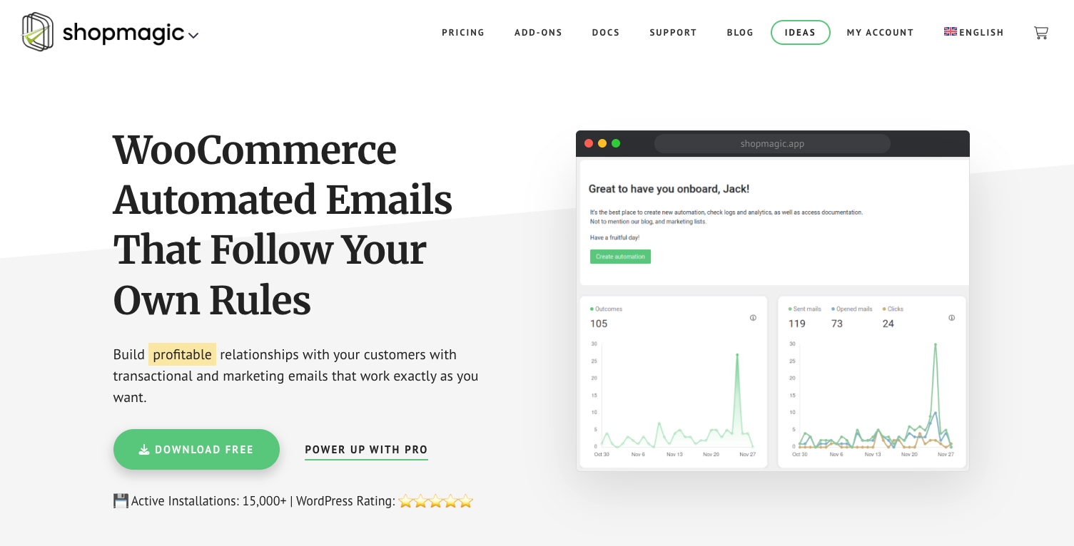 Shopmagic WooCommerce follow up email plugin