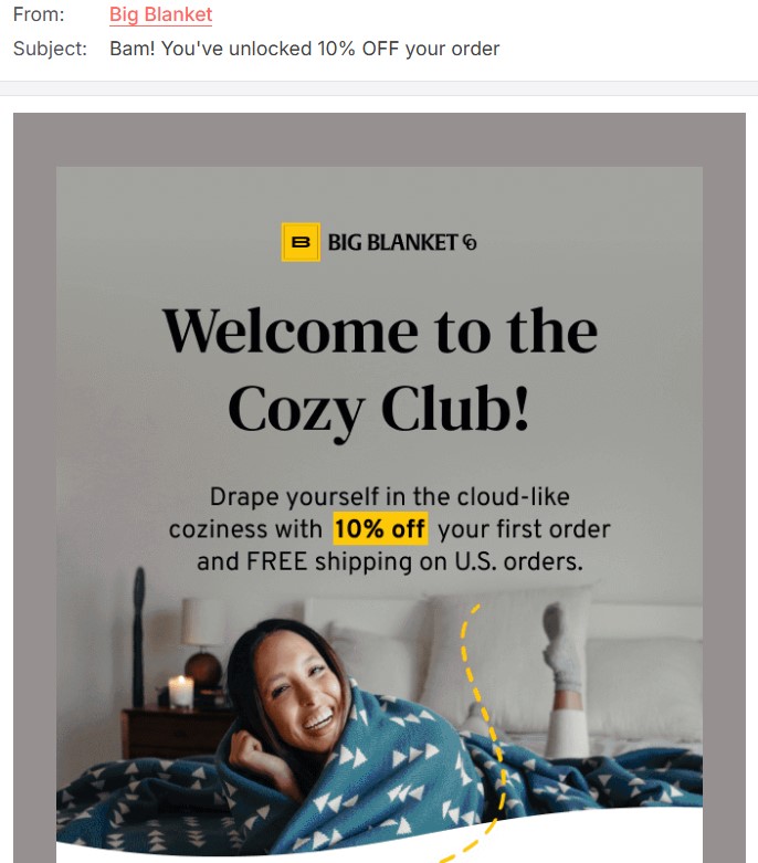 Big Blanket email