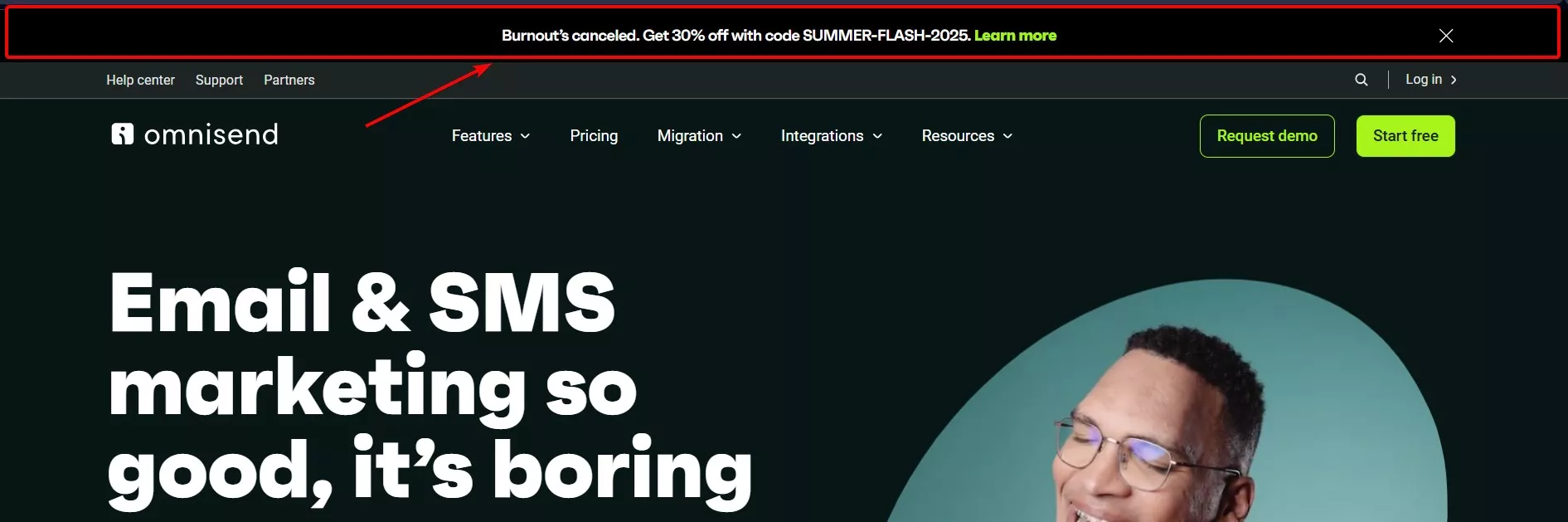 Floating bar WordPress popup plugin example