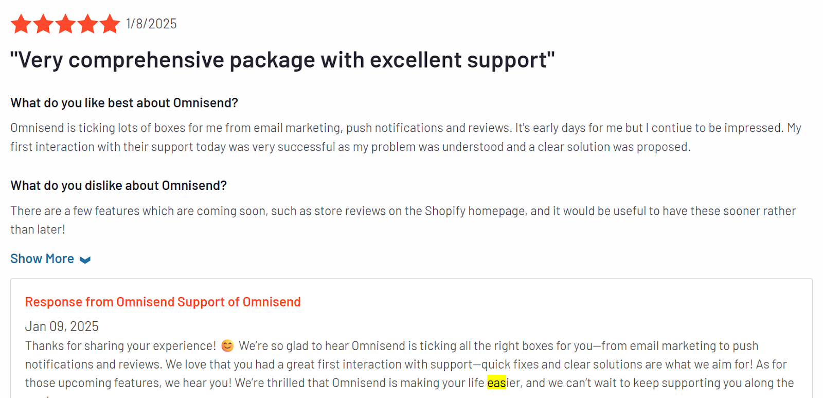 Omnisend review