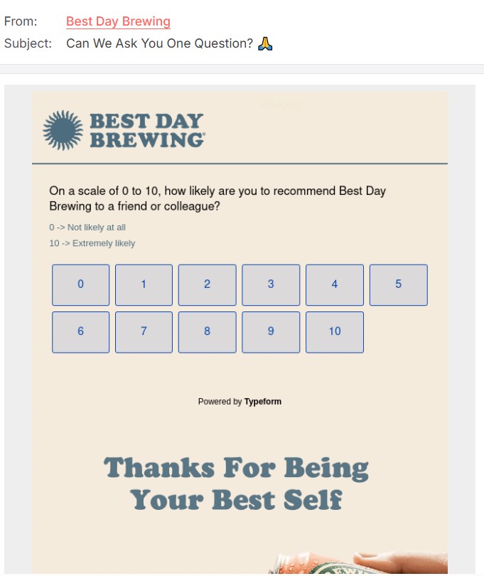 Best Day Brewing email