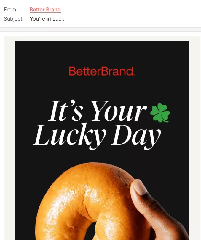 Better Brand email