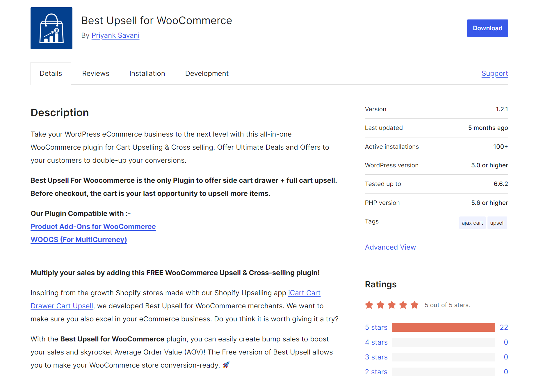 Best Upsell for WooCommerce