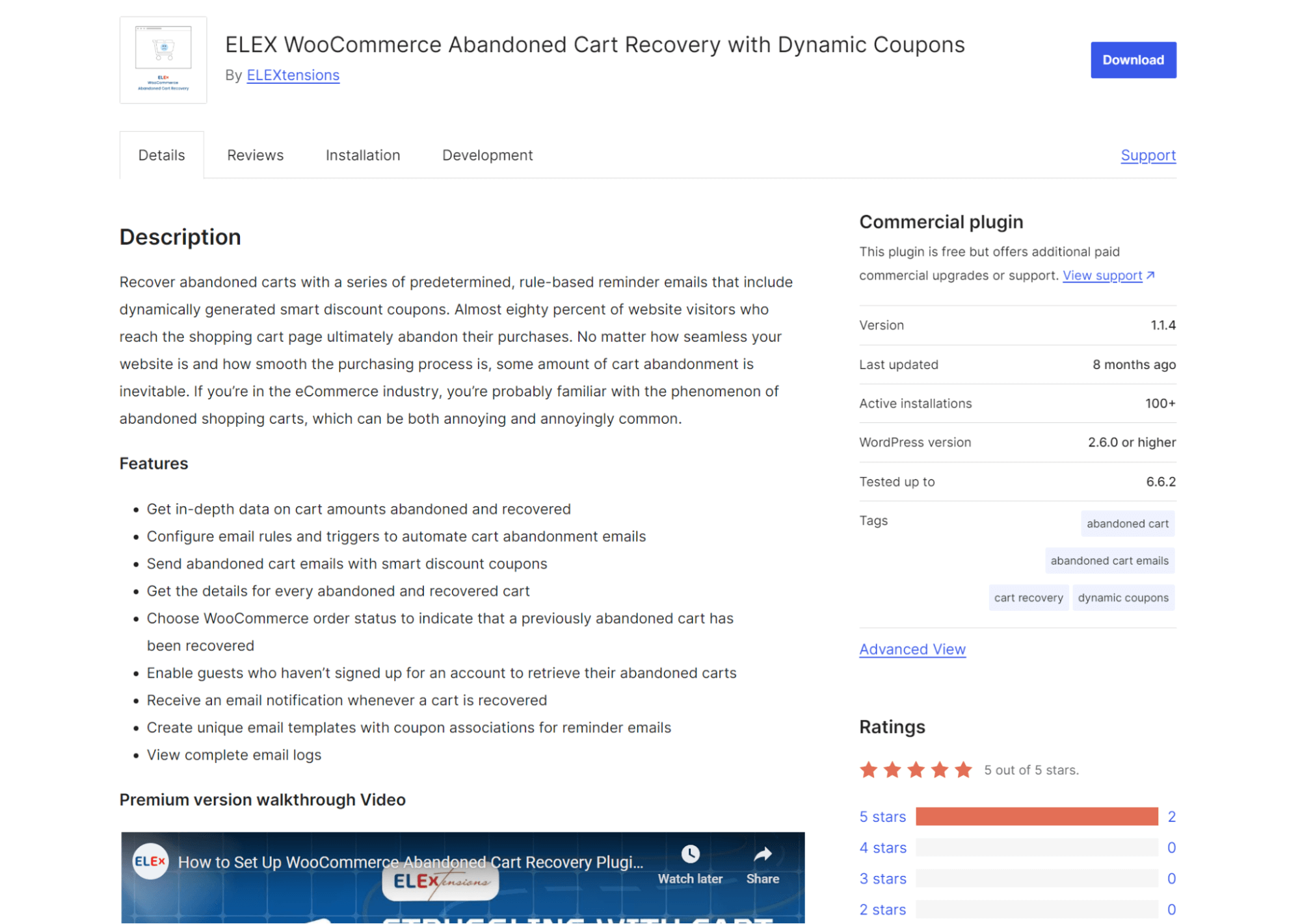 ELEX WooCommerce Abandoned Cart Recovery