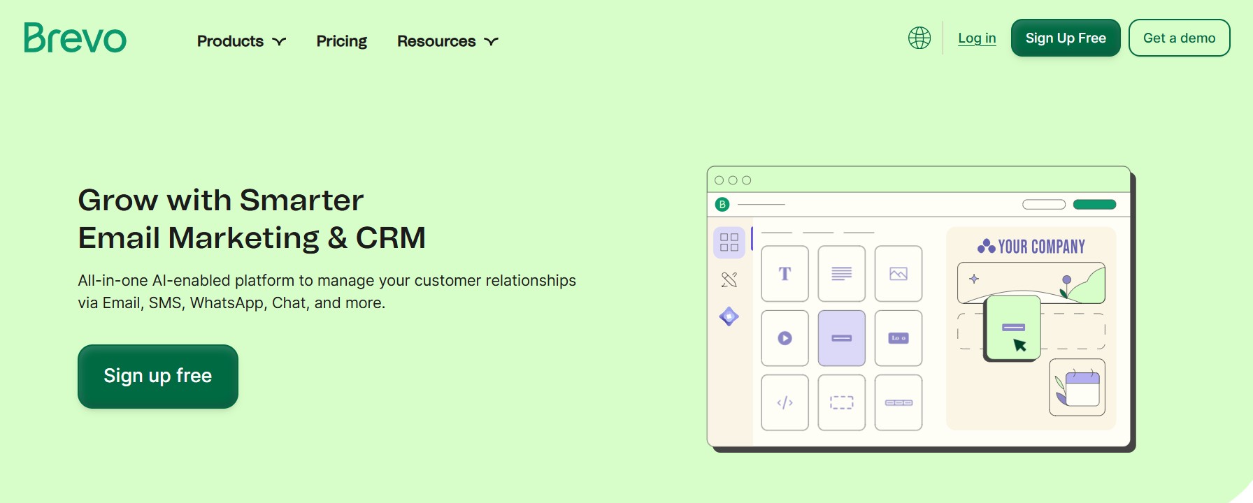 Brevo homepage