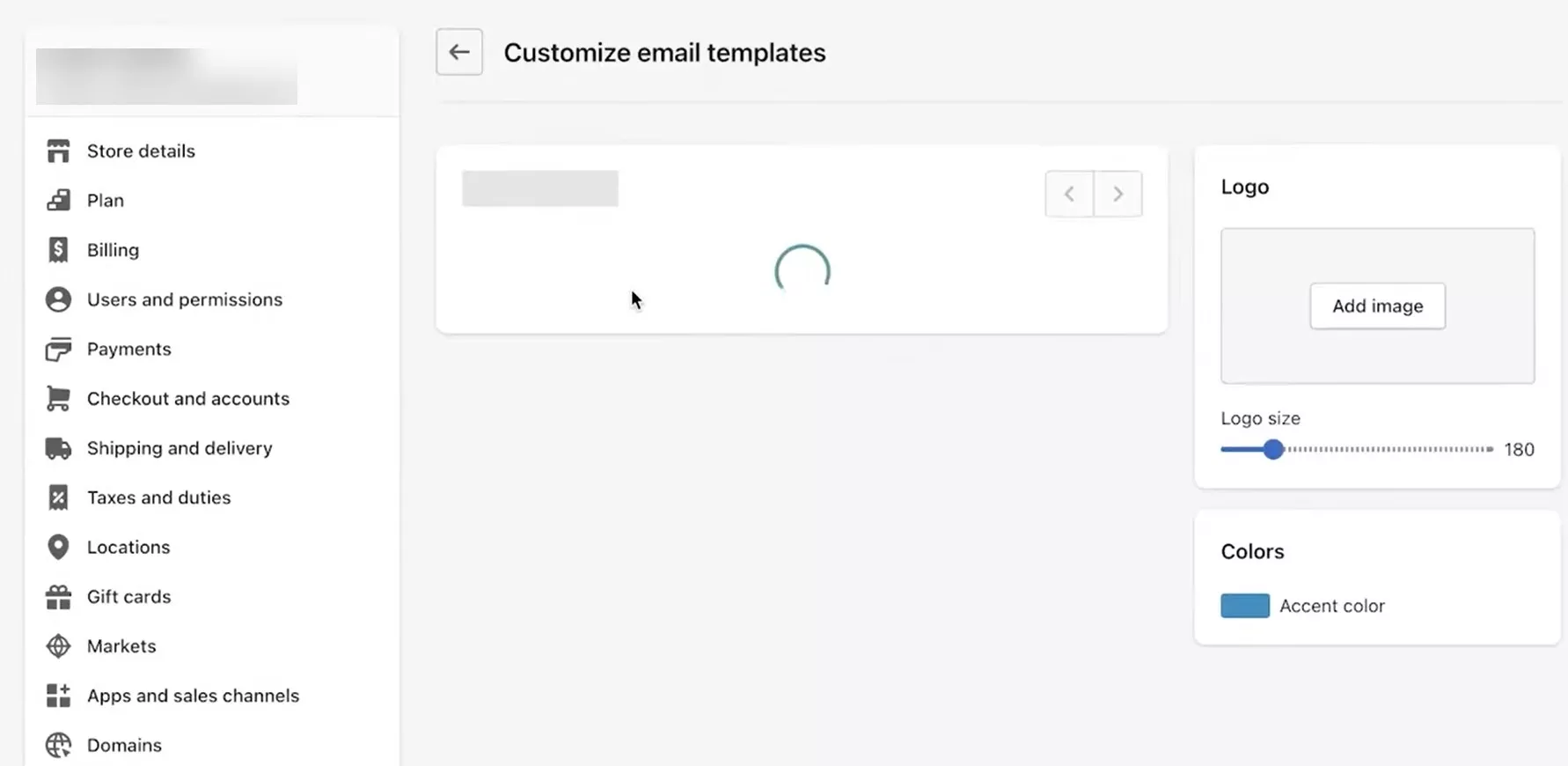 Set up Shopify order confirmation emails: Customize email template