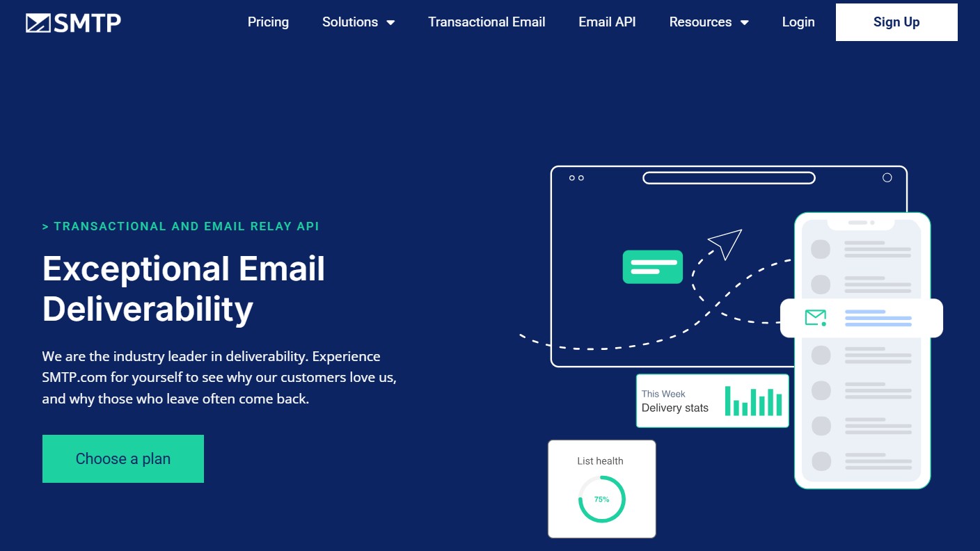 SMTP homepage