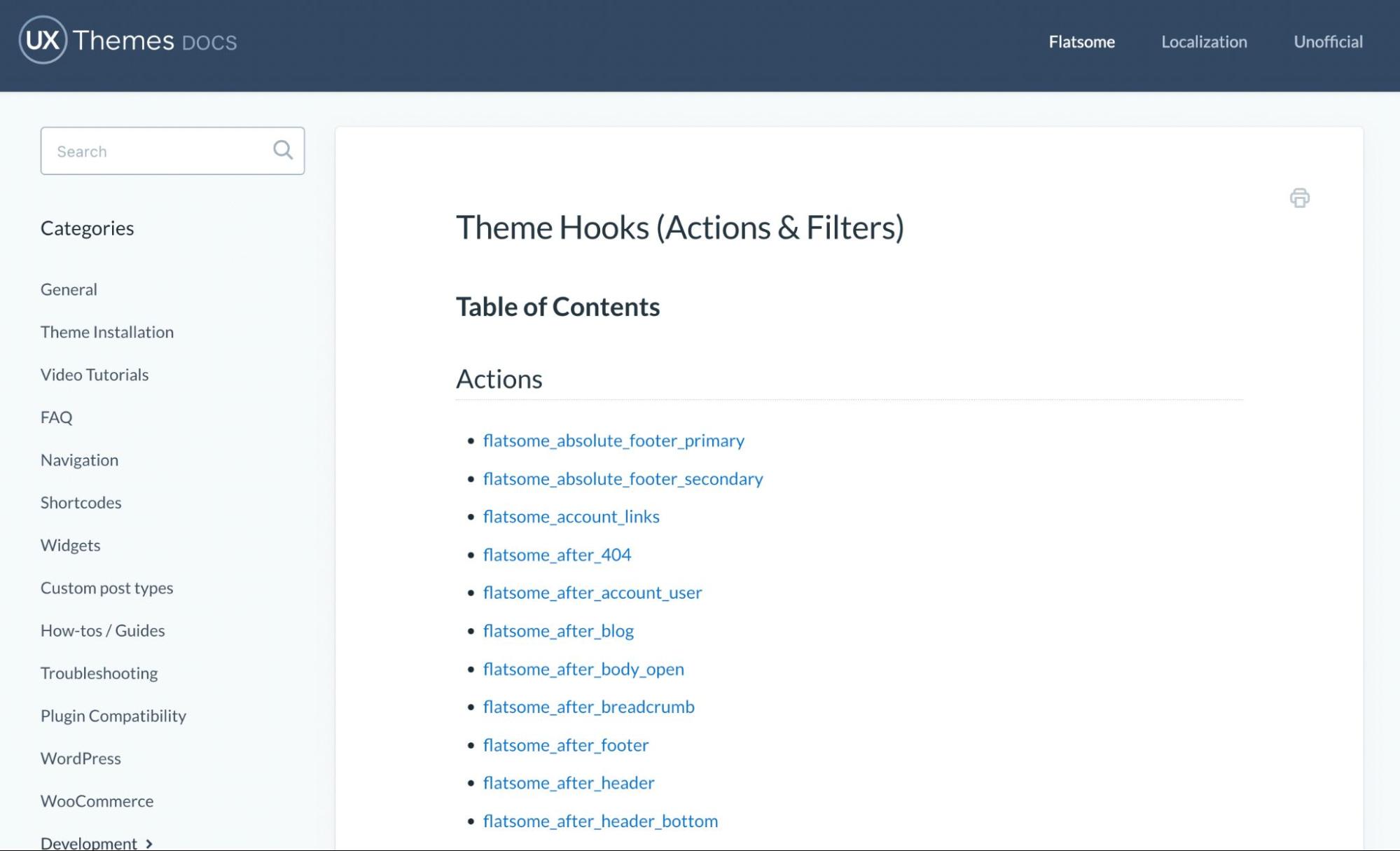Theme documentation