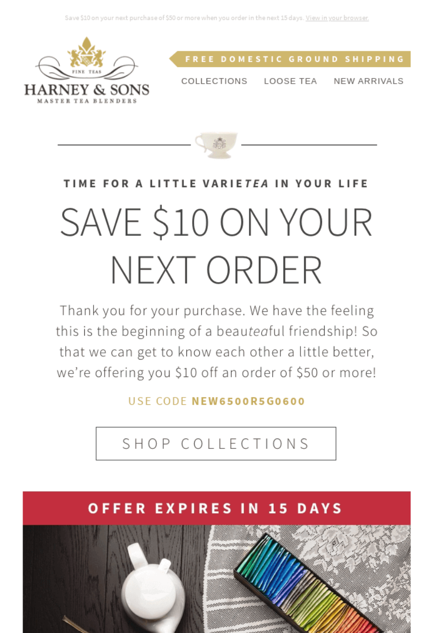 Harney & Sons email