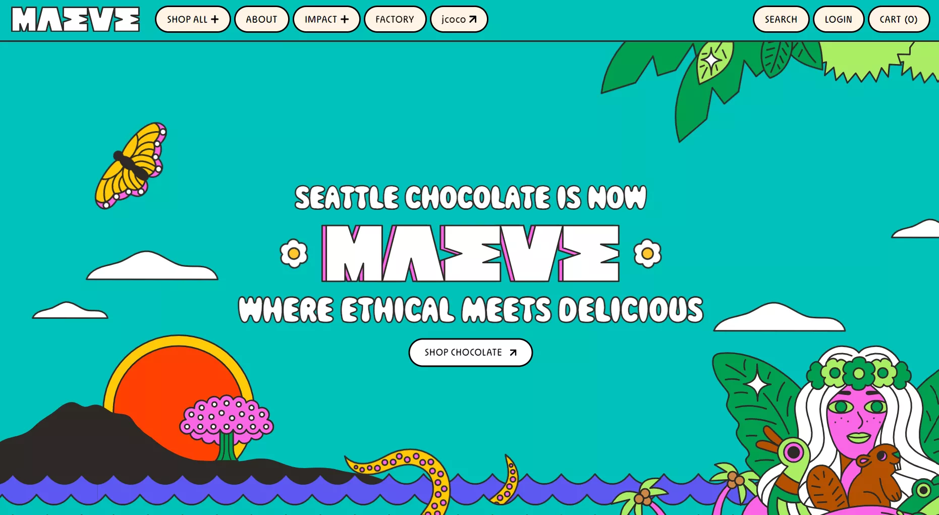 Maeve Chocolate’s website