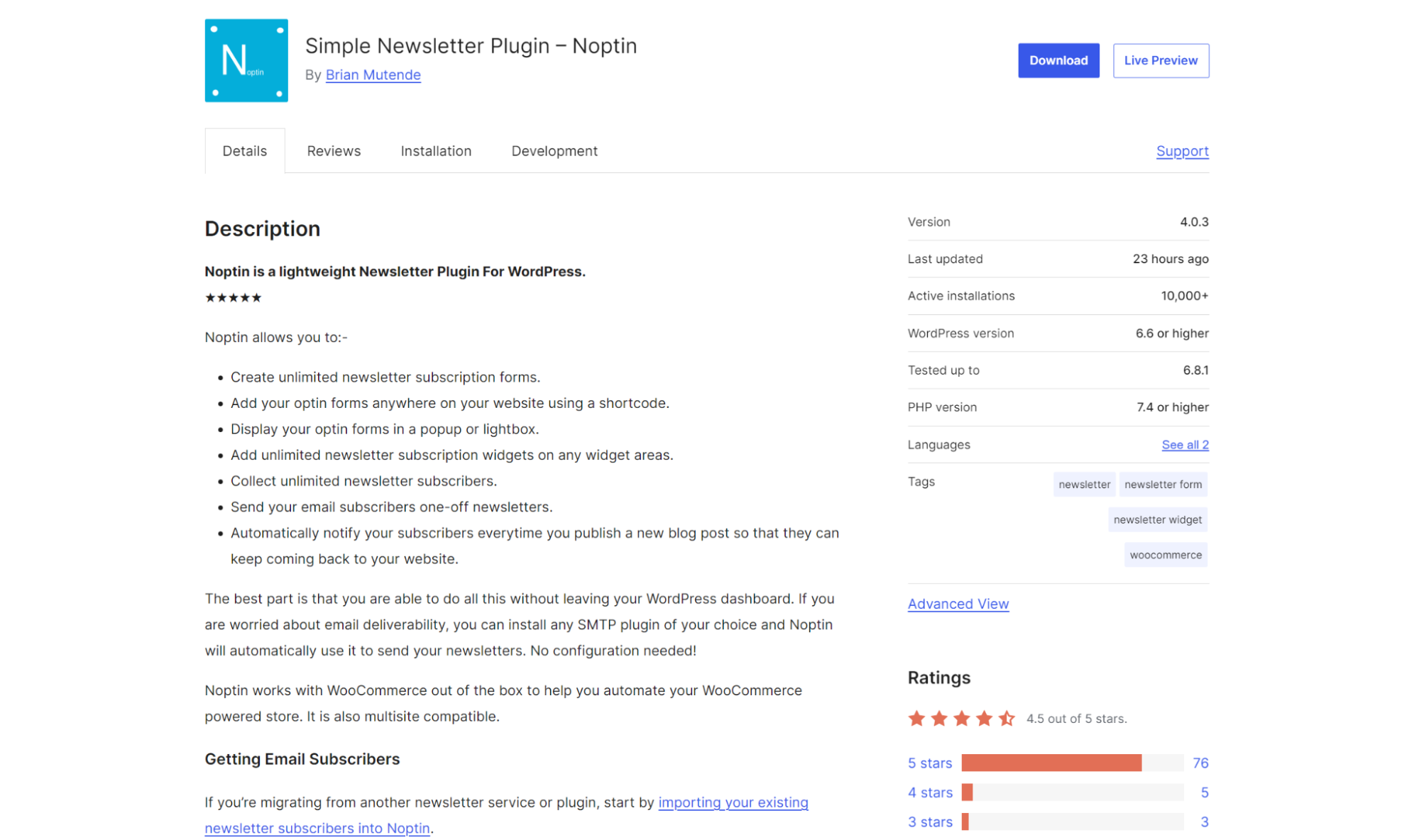 Noptin