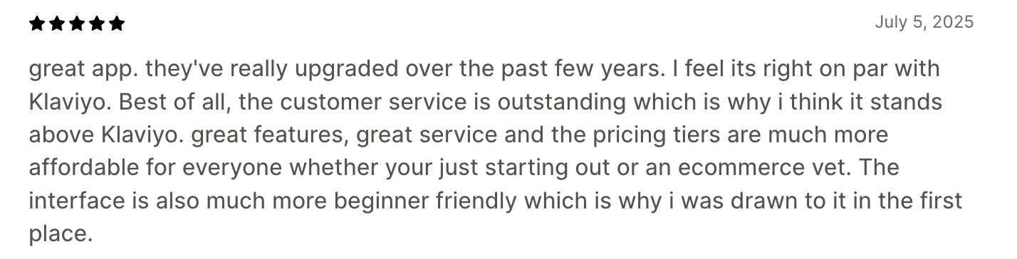Omnisend feedback