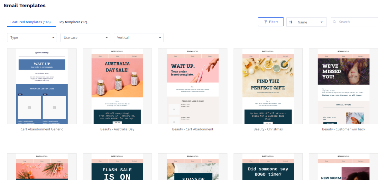 Yotpo email templates
