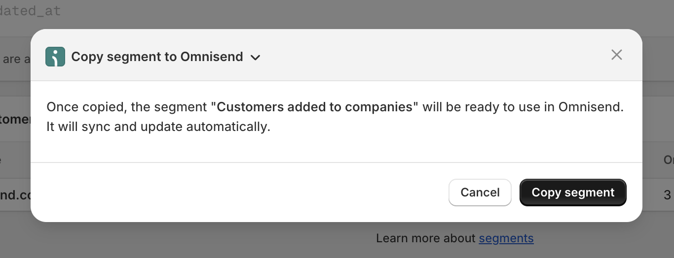 smarter segmentation at omnisend