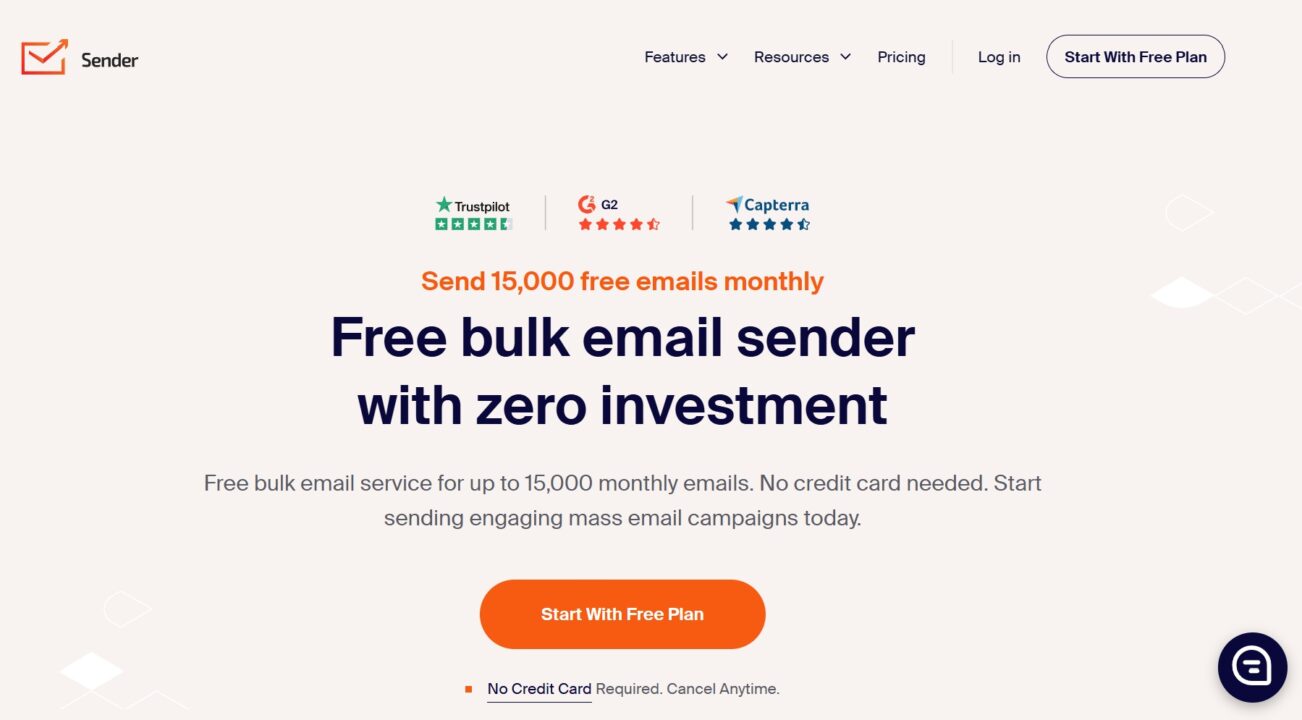 Sender - Best mass email service for small businesses