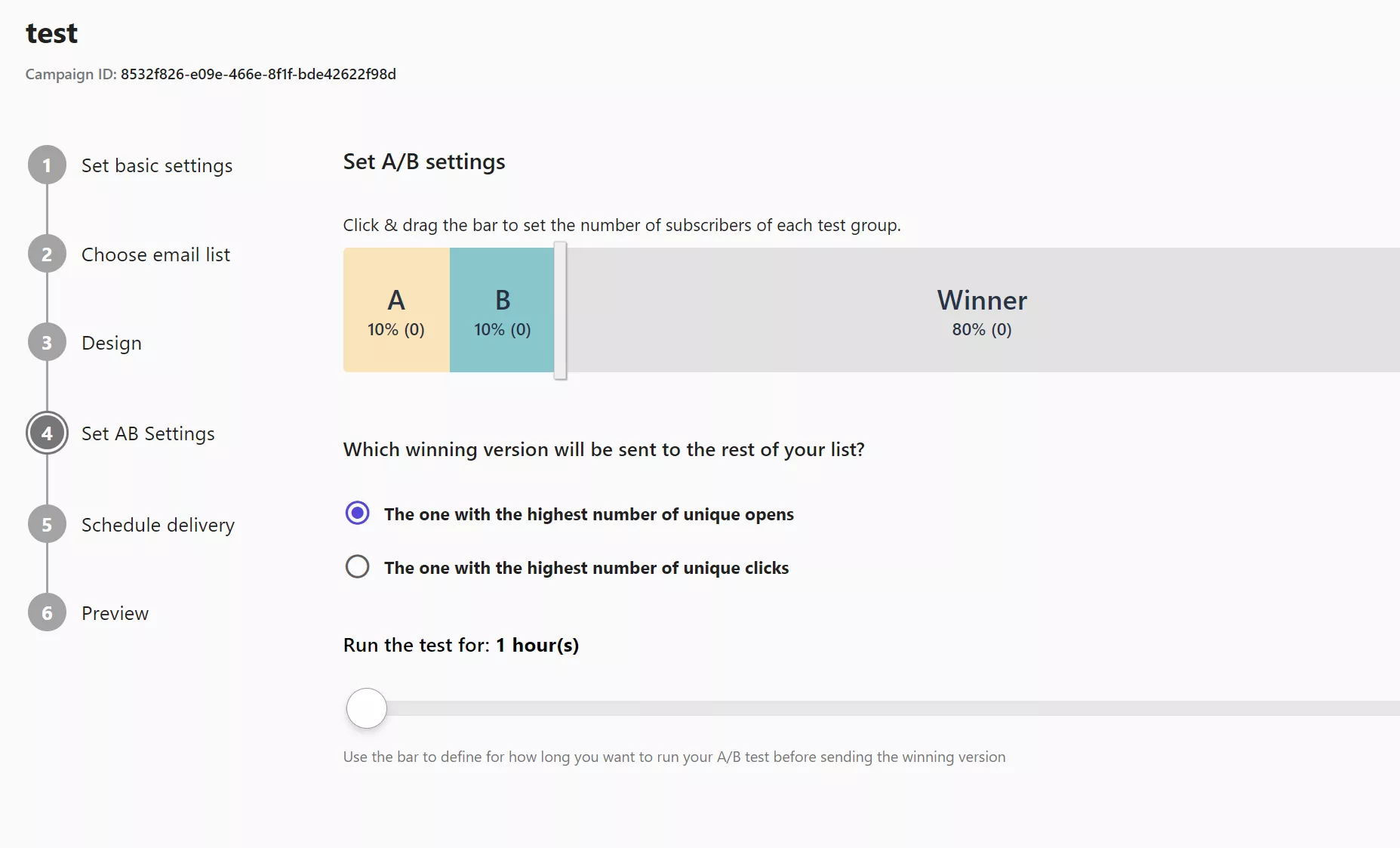 A/B testing