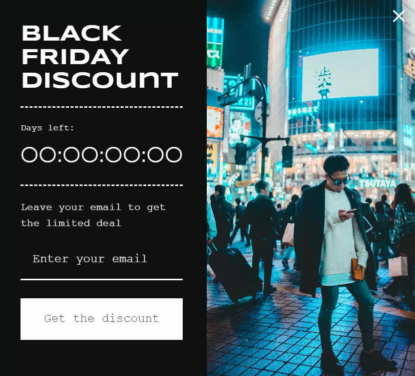 Black Friday discount