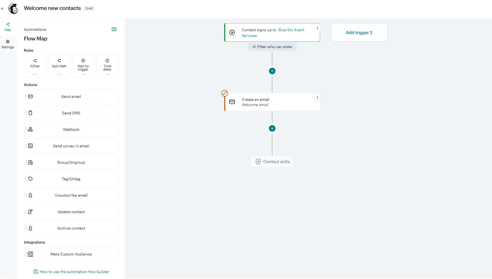 Flow builder