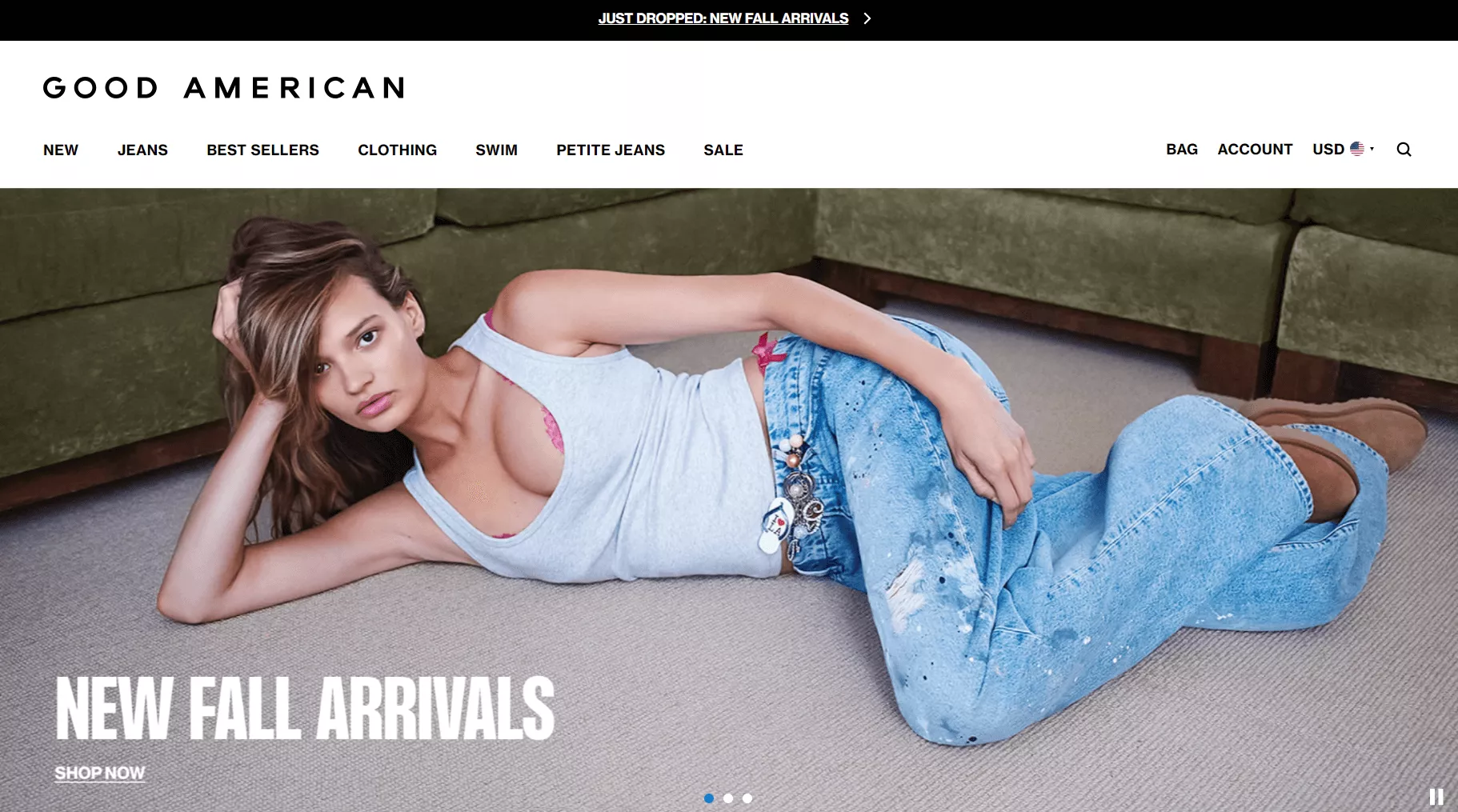 Good American homepage