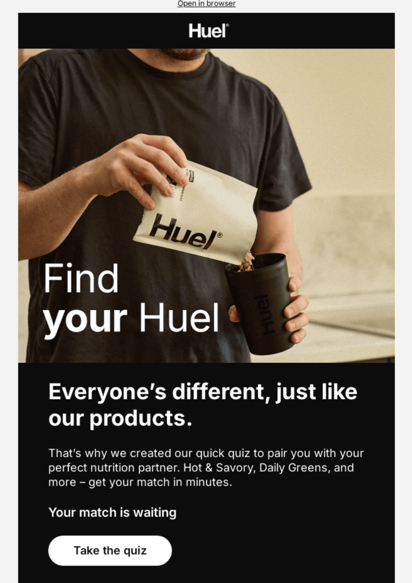 Huel email
