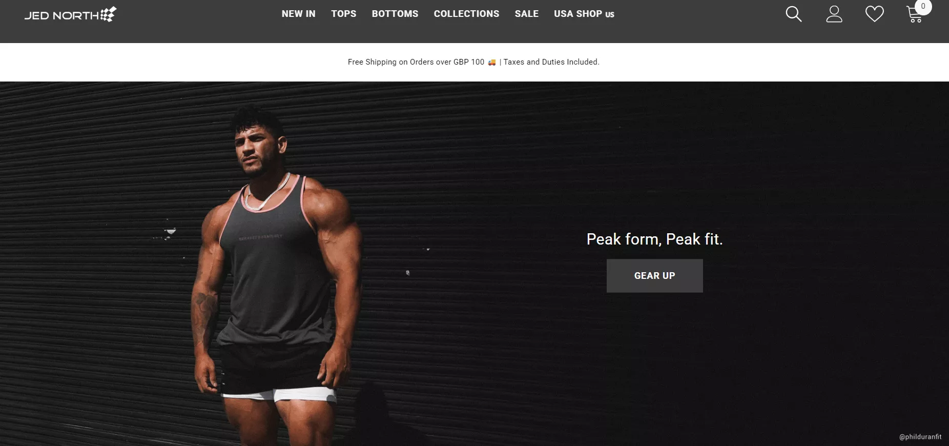 Jed North homepage