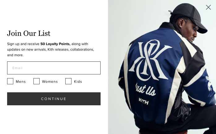 Kith popup