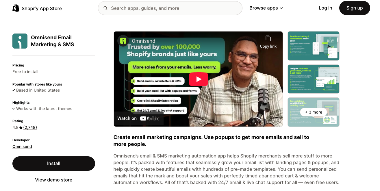 Omnisend for Shopify