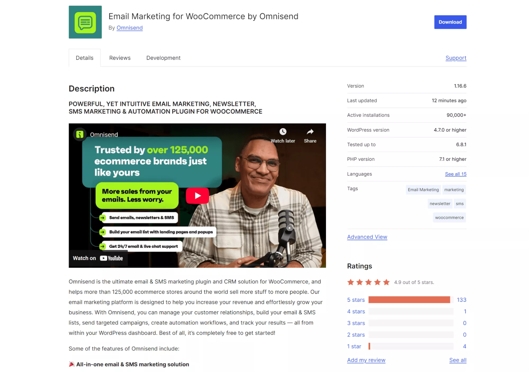Best WooCommerce email marketing plugins: Omnisend