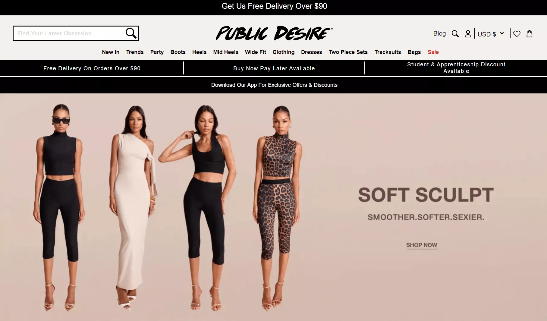 Public Desire homepage