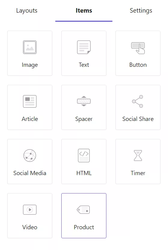 Side menu