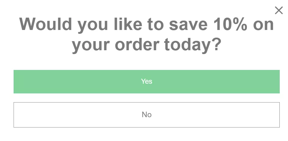 Simple popup form example