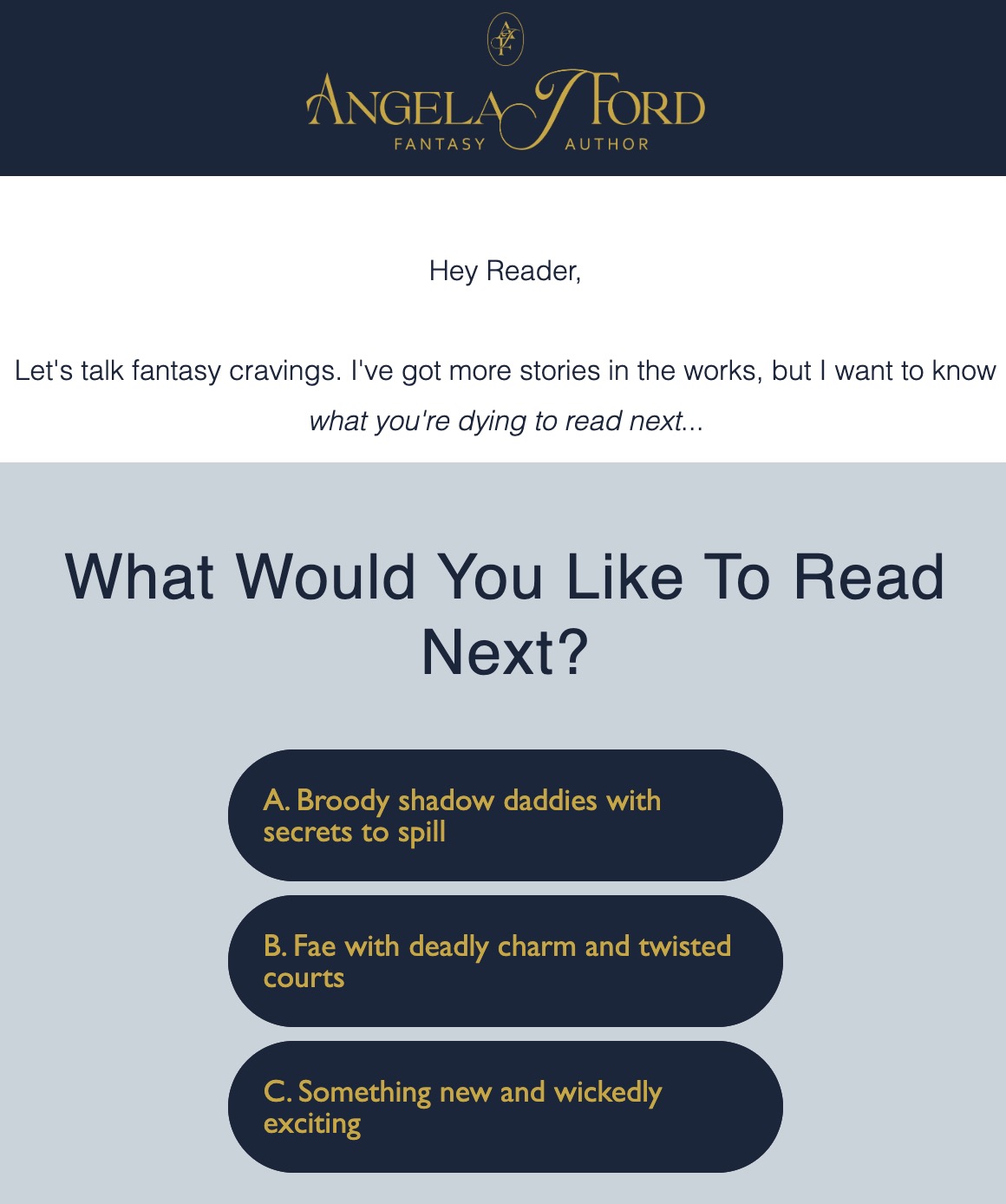 Survey email