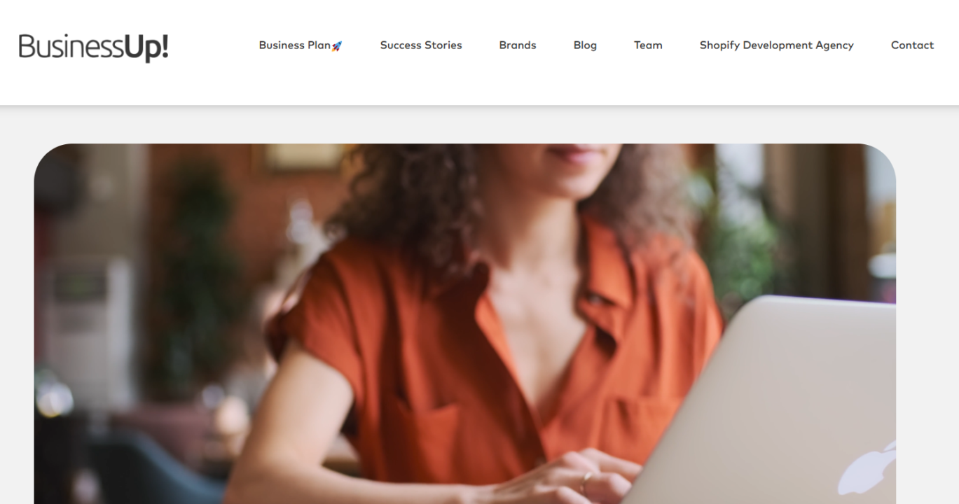 BusinessUp agency homepage