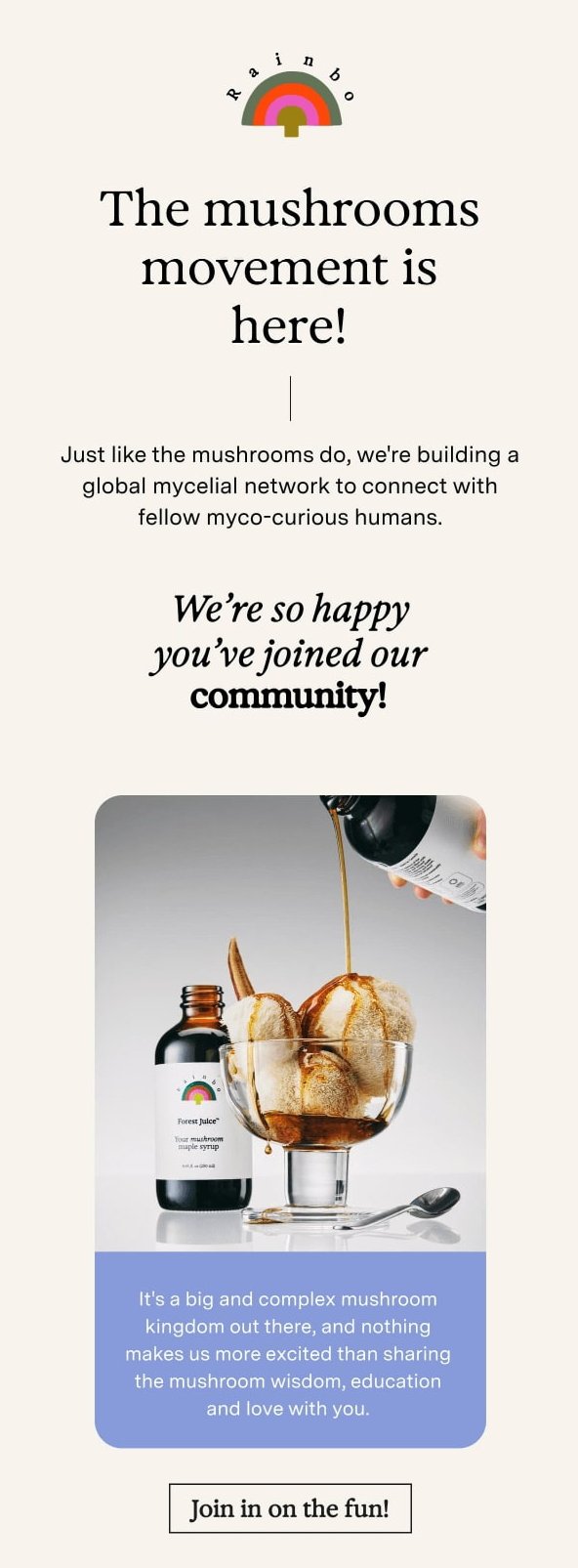 community-focused newsletter design