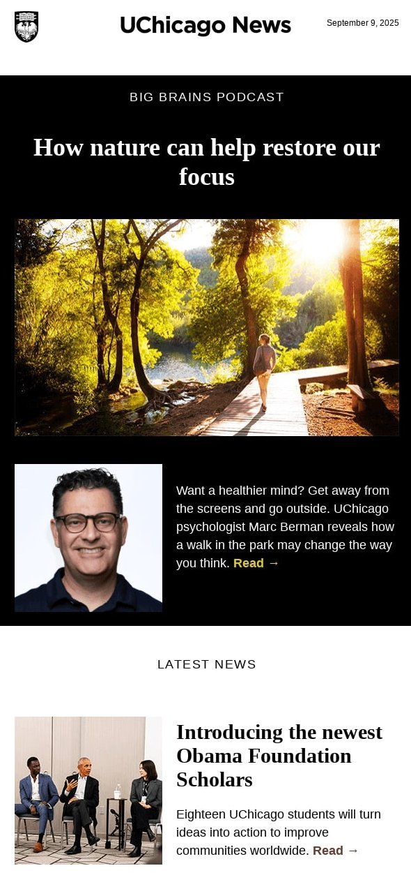 Educational newsletter design