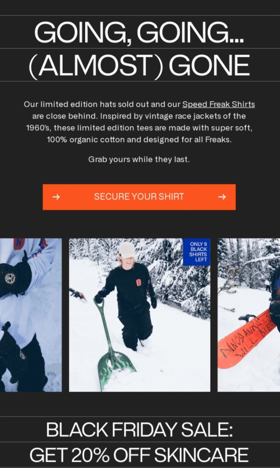 Freaks of Nature email